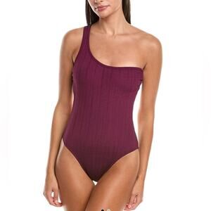 NWOT Lemlem Amelia One-Piece Burgundy Swimsuit – Sz Large